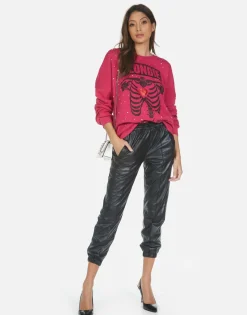 Lauren Moshi Blondie Heart L/S Boyfriend Pullover | Sierra By *Women Long Sleeve