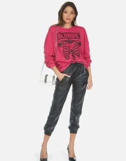 Lauren Moshi Blondie Heart L/S Boyfriend Pullover | Sierra By *Women Long Sleeve