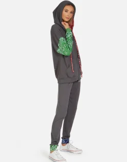 Lauren Moshi Braylee Bandana Gypsy Girl*Women Hoodies