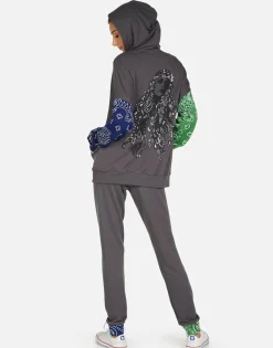 Lauren Moshi Braylee Bandana Gypsy Girl*Women Hoodies