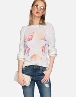 Lauren Moshi Bright Starburst Cashmere Sweater | Vida By *Women Sweaters & Knits