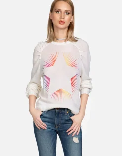 Lauren Moshi Bright Starburst Cashmere Sweater | Vida By *Women Sweaters & Knits