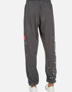 Lauren Moshi Brush Peace Sweatpants In Onyx Paint Splatter | Tanzy By *Women Long Sweatpants