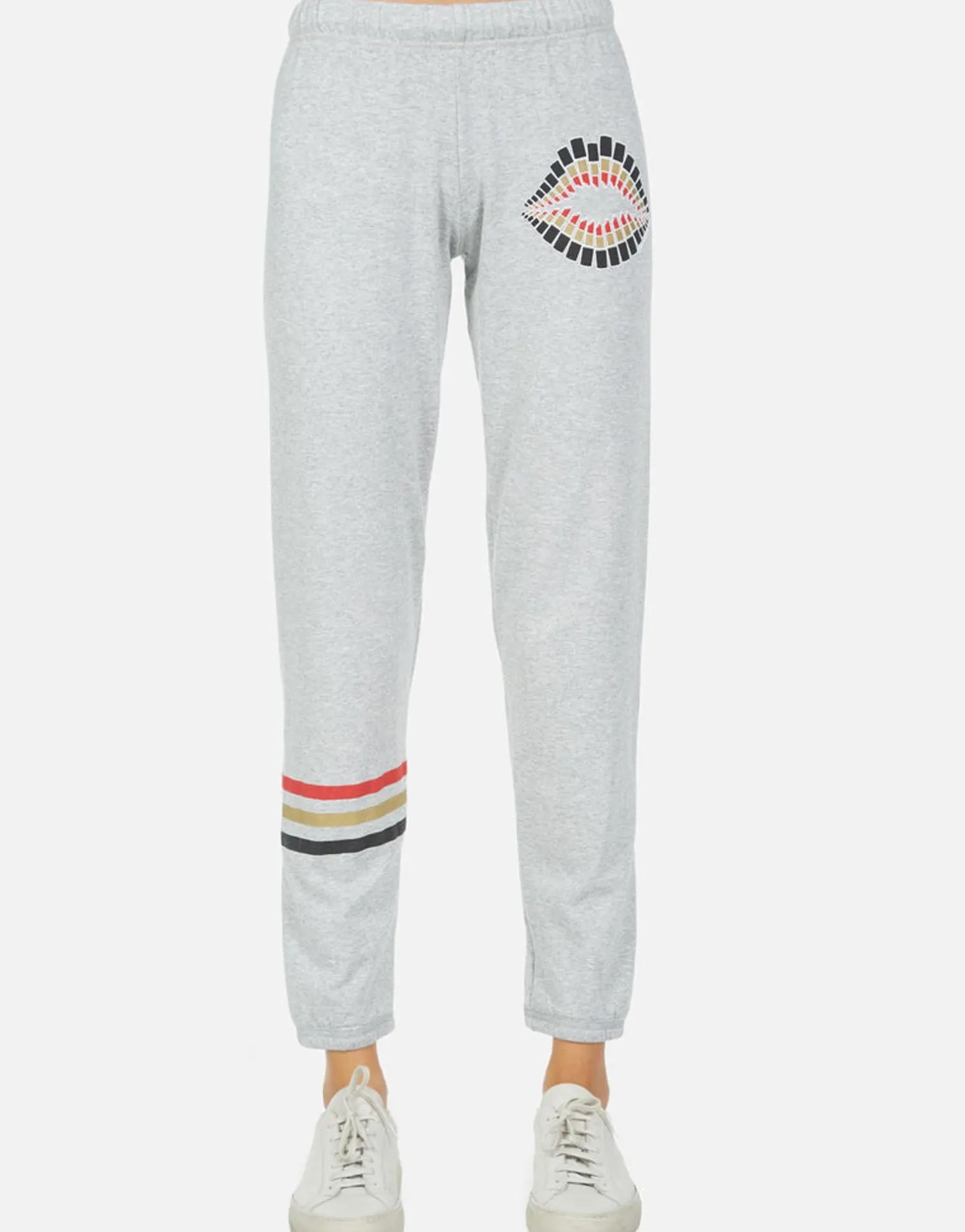 Lauren Moshi Brynn Lipstick Lip*Women Long Sweatpants