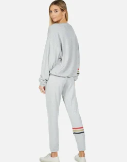 Lauren Moshi Brynn Lipstick Lip*Women Long Sweatpants