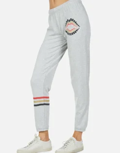 Lauren Moshi Brynn Lipstick Lip*Women Long Sweatpants