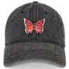 Lauren Moshi Butterfly Patch Denim Hat In | Reina By * Hats