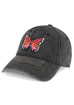 Lauren Moshi Butterfly Patch Denim Hat In | Reina By * Hats