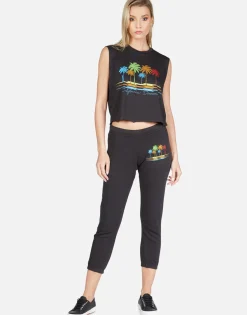 Lauren Moshi Cali Dreaming Crop Muscle Tank | Kel By *Women Tanks