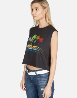 Lauren Moshi Cali Dreaming Crop Muscle Tank | Kel By *Women Tanks