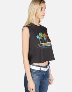 Lauren Moshi Cali Dreaming Crop Muscle Tank | Kel By *Women Tanks