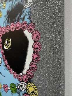 Lauren Moshi Canvas Diamond Cat* Decor