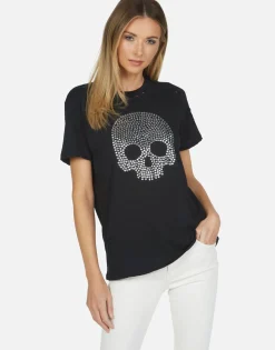 Lauren Moshi Capri Nailhead Skull*Women Short Sleeve