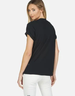 Lauren Moshi Capri Nailhead Skull*Women Short Sleeve