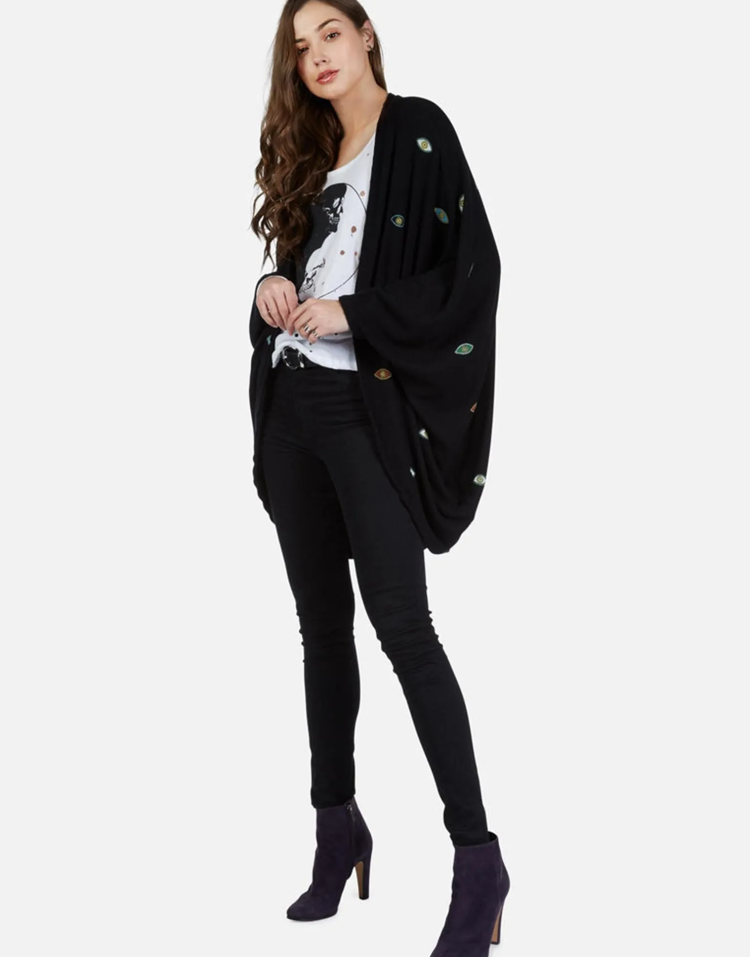 Lauren Moshi Color Bead Eyes Cardigan Wrap | Isla By *Women Sweaters & Knits