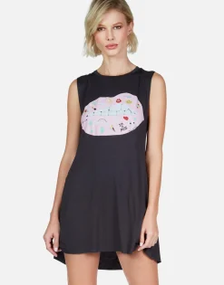 Lauren Moshi Color Elements Lip Sleeveless Dress | Deanna By *Women Dresses