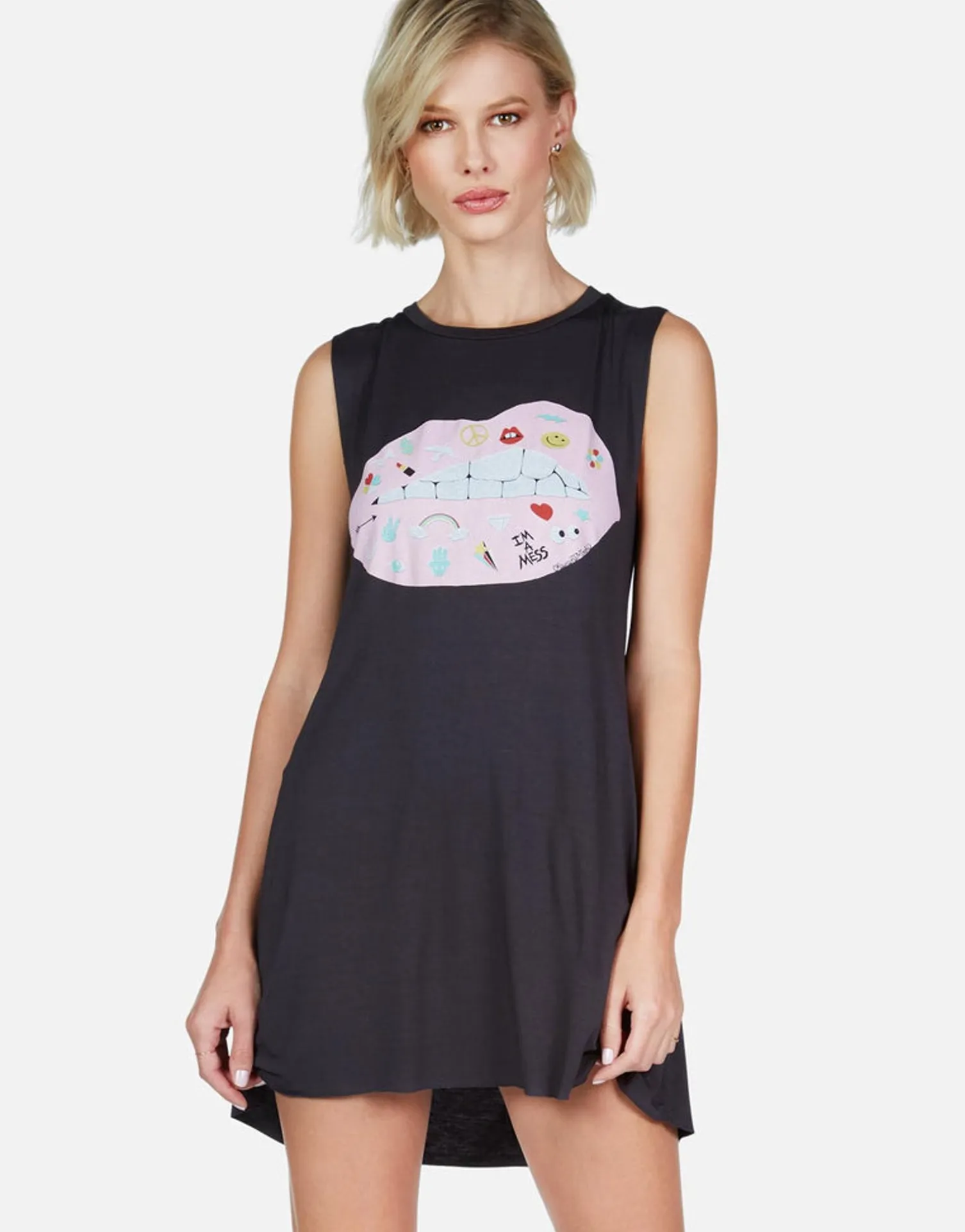 Lauren Moshi Color Elements Lip Sleeveless Dress | Deanna By *Women Dresses