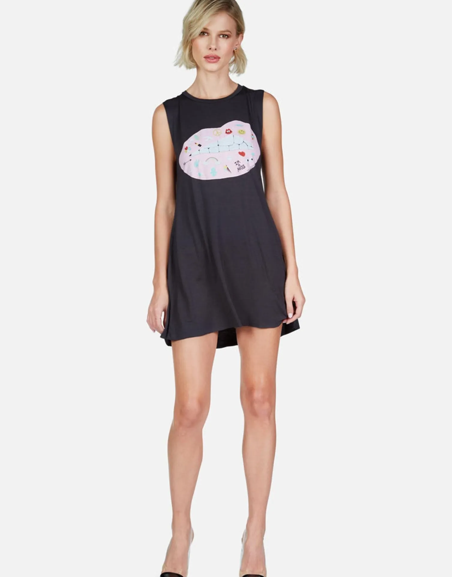 Lauren Moshi Color Elements Lip Sleeveless Dress | Deanna By *Women Dresses