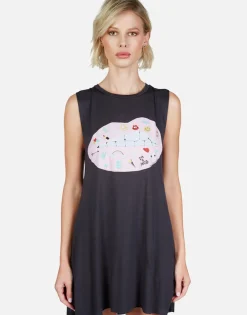 Lauren Moshi Color Elements Lip Sleeveless Dress | Deanna By *Women Dresses