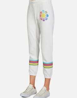 Lauren Moshi Color Skull Flower Crop Sweatpant | Alana By *Women Crop Sweatpants