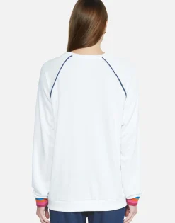 Lauren Moshi Color Varsity Tiger L/S Raglan Pullover | Lina By *Women Long Sleeve