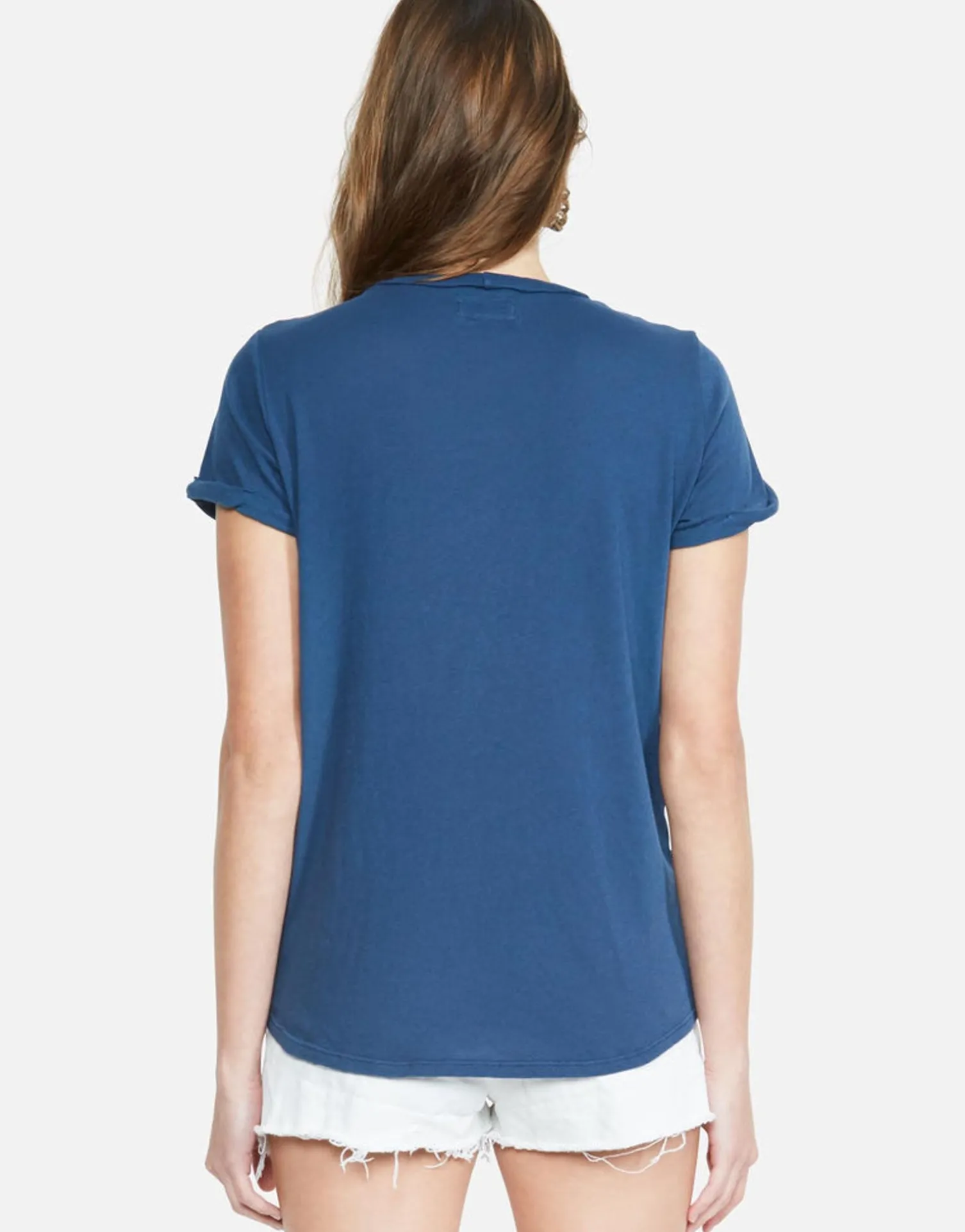 Lauren Moshi Color Varsity Tiger Vintage Roll Up Sleeve Tee | Edda By *Women Short Sleeve