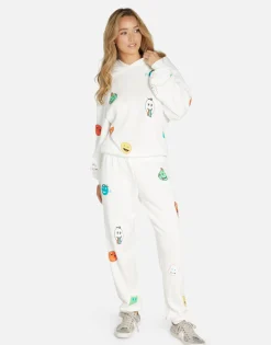 Lauren Moshi Comic Emojis Hoodie In | Trina By *Women Hoodies