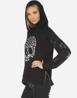 Lauren Moshi Corbin Star Skull*Women Hoodies