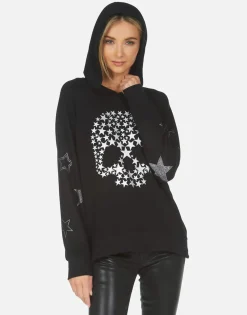 Lauren Moshi Corbin Star Skull*Women Hoodies