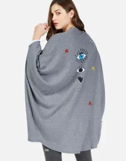 Lauren Moshi Cosmic Glam Eyes Cardigan Wrap | Isla By *Women Sweaters & Knits
