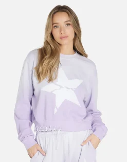 Lauren Moshi Cracked Star Pullover | Spalding By *Women Long Sleeve
