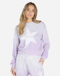 Lauren Moshi Cracked Star Pullover | Spalding By *Women Long Sleeve