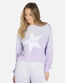 Lauren Moshi Cracked Star Pullover | Spalding By *Women Long Sleeve