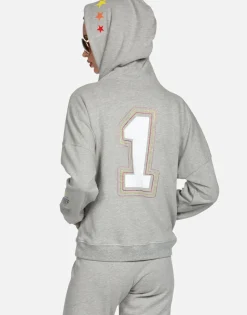 Lauren Moshi Crystal #1 Love Pullover Hoodie | Melanie By *Women Hoodies