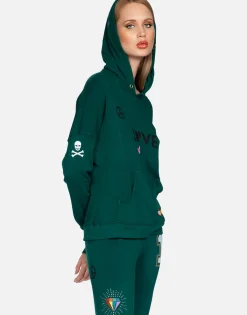 Lauren Moshi Crystal #1 Love Pullover Hoodie | Melanie By *Women Hoodies