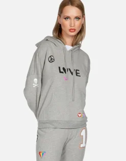 Lauren Moshi Crystal #1 Love Pullover Hoodie | Melanie By *Women Hoodies