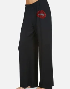 Lauren Moshi Crystal Biting Lip Pajama Set | Waverly By *Women Short Sleeve