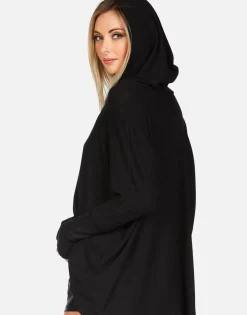 Lauren Moshi Crystal Biting Lip Pullover Hoodie | Wilma By *Women Hoodies