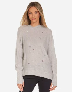 Lauren Moshi Crystal Butterflies Cashmere In | Namiko By *Women Hoodies