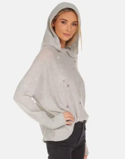 Lauren Moshi Crystal Butterflies Cashmere In | Namiko By *Women Hoodies