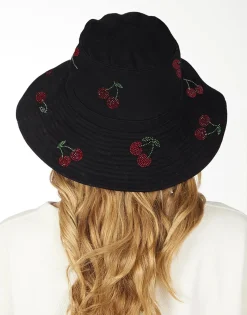 Lauren Moshi Crystal Cherries Bucket Hat In | Adina X By * Hats