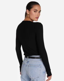 Lauren Moshi Crystal Glam Fitted Thermal In | Mckinley X By *Women Long Sleeve