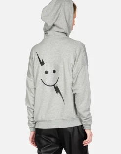 Lauren Moshi Crystal Happy Lightning Love Zip Hoodie | Chandra By *Women Hoodies