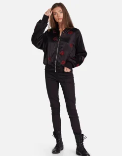 Lauren Moshi Crystal Kisses Bomber Jacket In | Mckay By *Women Jackets