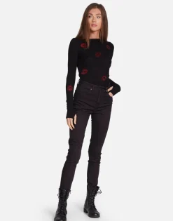 Lauren Moshi Crystal Kisses Fitted Thermal In | Mckinley By *Women Long Sleeve