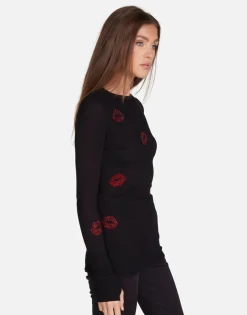 Lauren Moshi Crystal Kisses Fitted Thermal In | Mckinley By *Women Long Sleeve