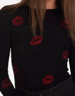 Lauren Moshi Crystal Kisses Fitted Thermal In | Mckinley By *Women Long Sleeve