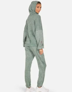 Lauren Moshi Crystal Lightning Peace Boyfriend Hoodie | Serilda By *Women Hoodies