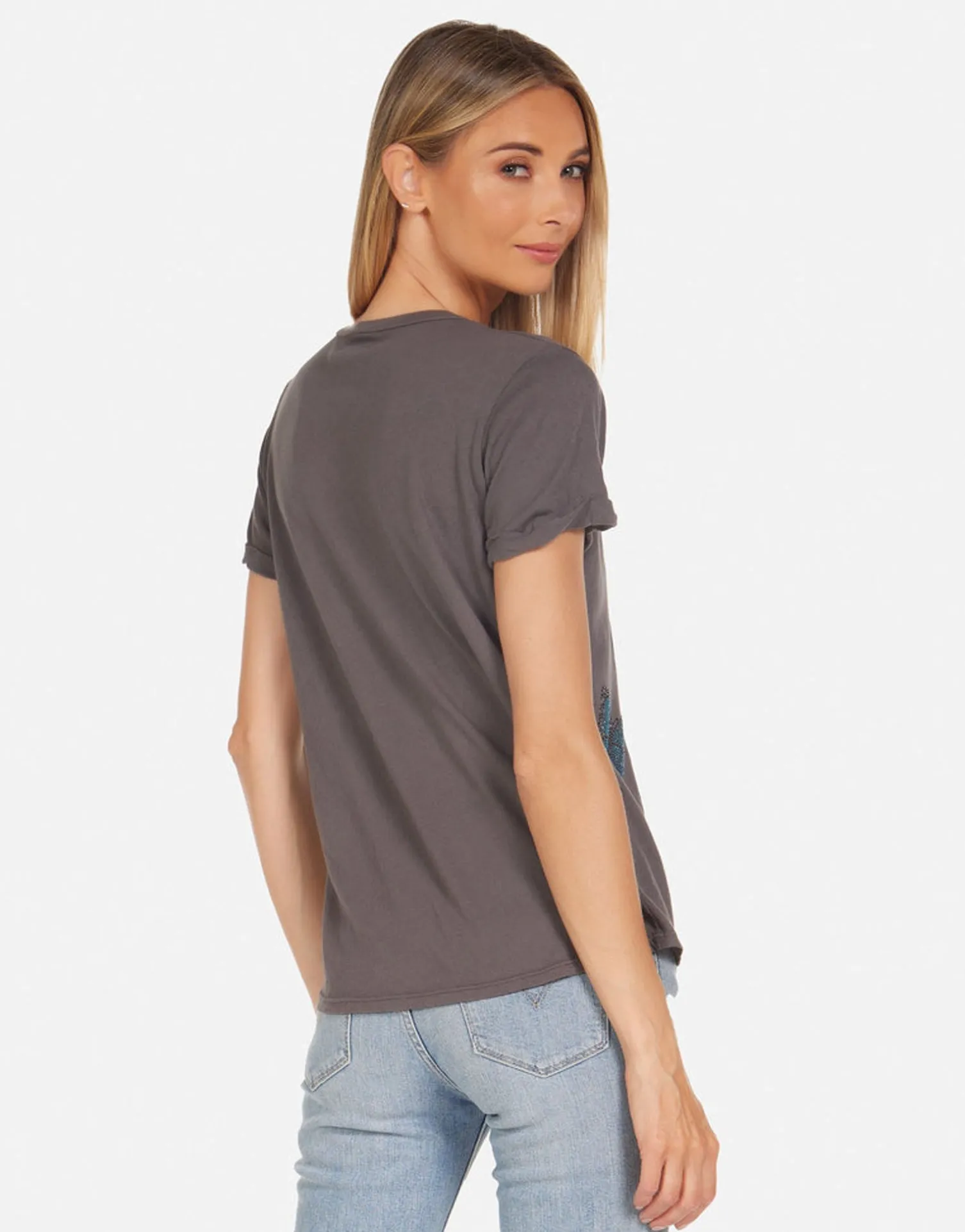 Lauren Moshi Crystal Love Butterfly Ss Boyfriend Tee | Edda By *Women Short Sleeve