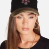 Lauren Moshi Crystal Mushroom Trucker Hat In Black/Camo | Jilly By * Hats